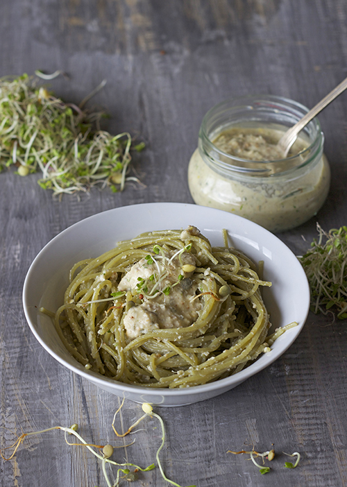 Pesto de graines germées Cuisine en Bandoulière