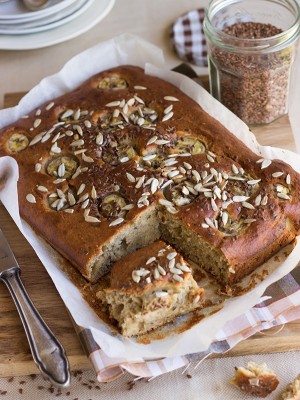 Cake à la banane et aux graines Cuisine en Bandoulière